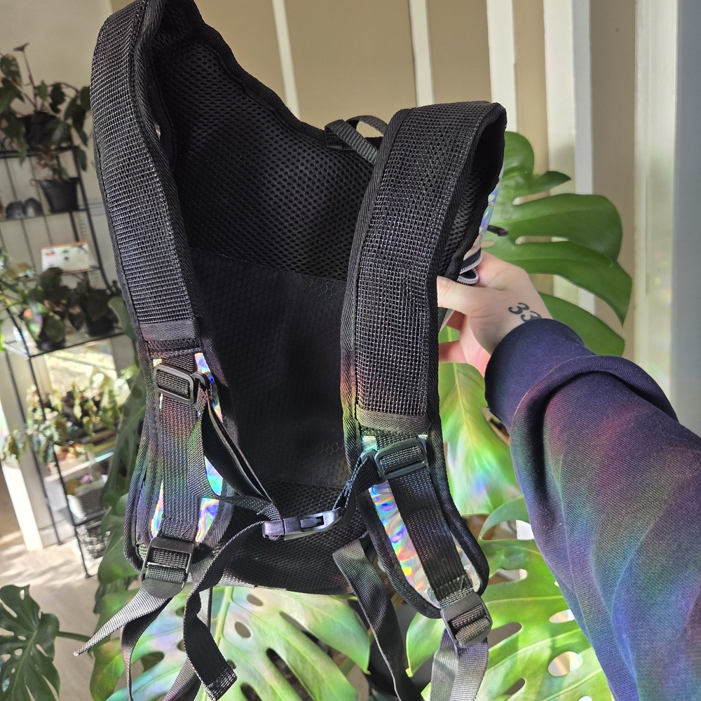 Holographic Backpack with Black Straps - Picture 2 of 4
